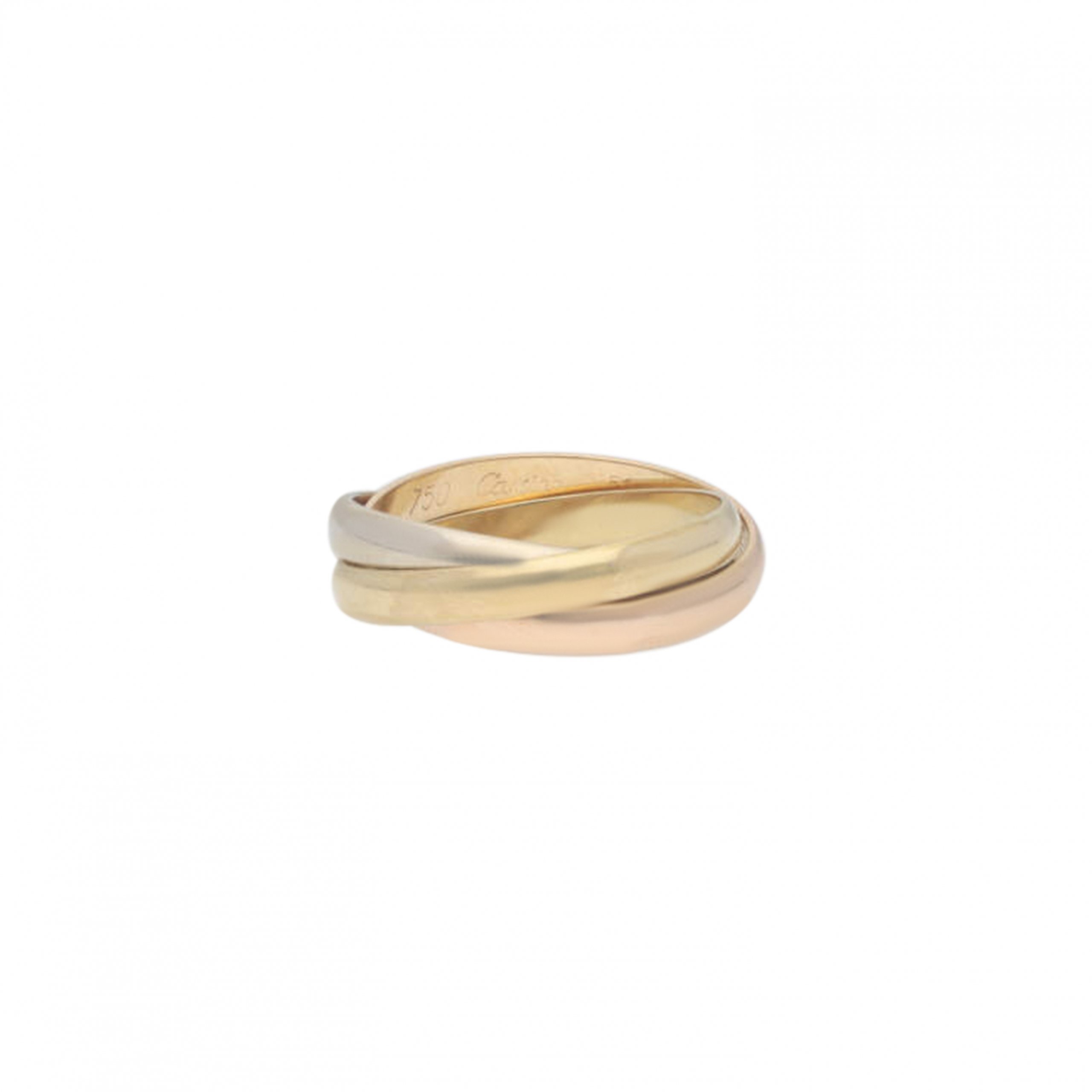 cartier ring gold trinity